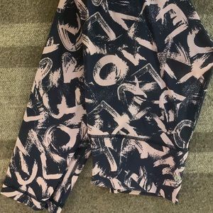 Like-new lululemon 7/8 align pattern leggings
